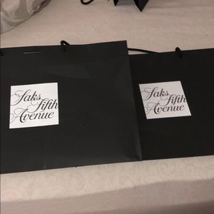 Saks shopping bag